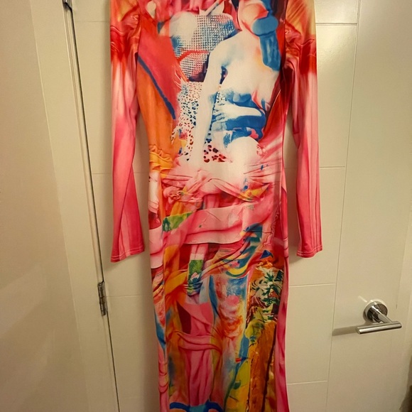 Bodycon printed dress - Picture 6 of 6